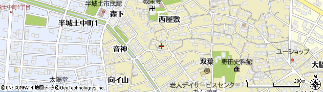 愛知県刈谷市野田町西屋敷82周辺の地図