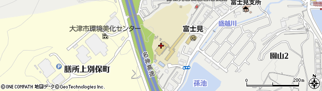 大津市立　富士見児童クラブ周辺の地図