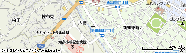 岡田新知線周辺の地図
