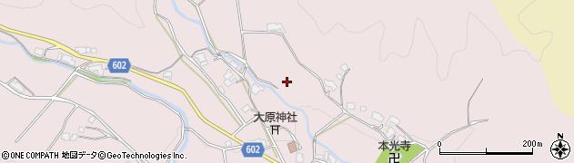 大阪府能勢町（豊能郡）山田周辺の地図