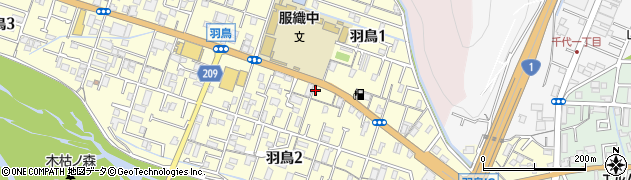 ヨシザワ毛糸店周辺の地図