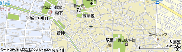 愛知県刈谷市野田町西屋敷146周辺の地図