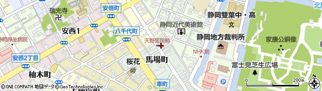 静岡県静岡市葵区馬場町51周辺の地図