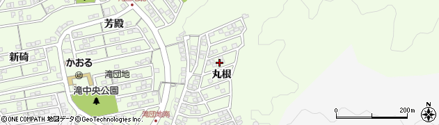 愛知県岡崎市滝町（丸根）周辺の地図