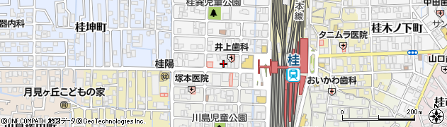 ＳＥＩＹＯＳＨＡ桂西口周辺の地図