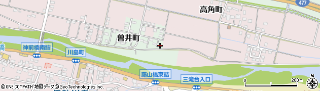 三重県四日市市曽井町1456-1周辺の地図