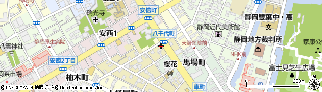 静岡美術学院周辺の地図