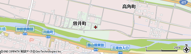三重県四日市市曽井町1456周辺の地図