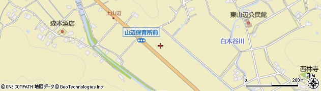 大阪府豊能郡能勢町山辺周辺の地図