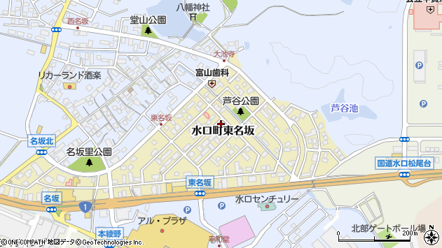 〒528-0036 滋賀県甲賀市水口町東名坂の地図