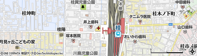 ごはん日和　桂店周辺の地図