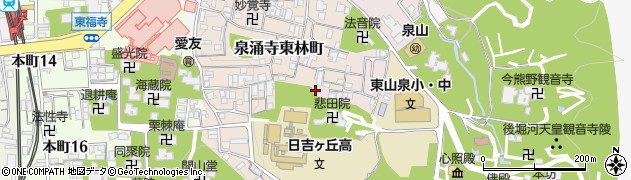 京都府京都市東山区泉涌寺山内町35周辺の地図