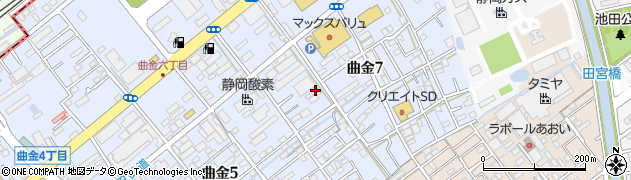 株式会社初田製作所　静岡ＷＳ周辺の地図