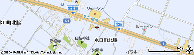 滋賀硝子株式会社　水口店周辺の地図
