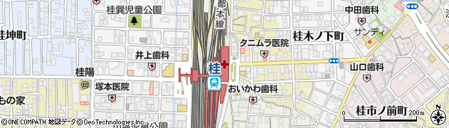 キャンドゥミュー阪急桂店周辺の地図