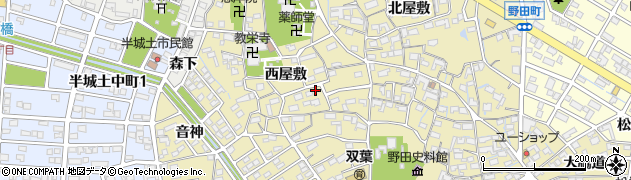 愛知県刈谷市野田町西屋敷139周辺の地図