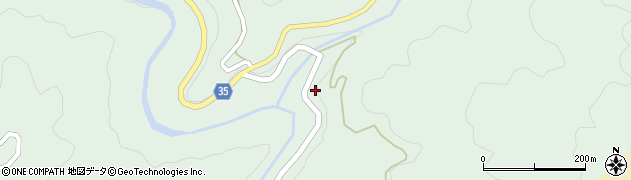 愛知県岡崎市井沢町（大滝）周辺の地図