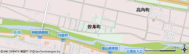 三重県四日市市曽井町1467-6周辺の地図