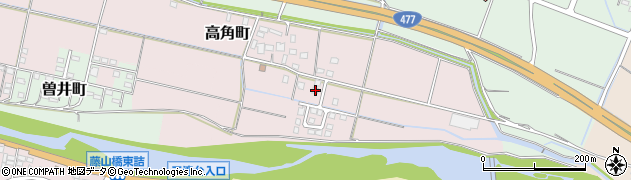 三重県四日市市高角町914-2周辺の地図