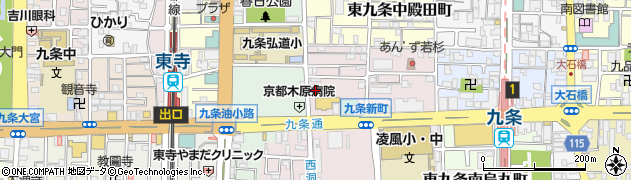 京都府庁　総務部京都南府税事務所管理課周辺の地図