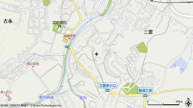 〒520-3221 滋賀県湖南市三雲の地図
