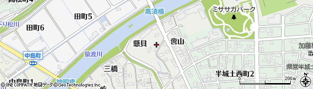 愛知県刈谷市高須町懸貝16周辺の地図