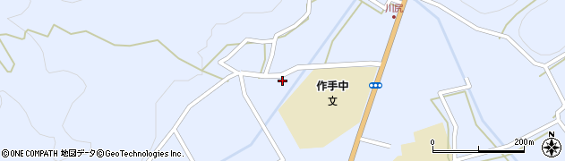愛知県新城市作手高里（才カチ）周辺の地図