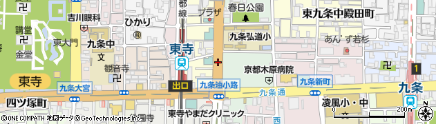 京都府京都市南区西九条春日町周辺の地図