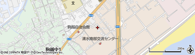 静岡県静岡市清水区駒越南町5周辺の地図