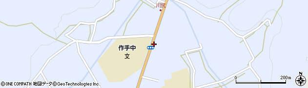 愛知県新城市作手高里ブック田周辺の地図