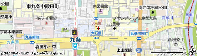 京都府京都市南区東九条上御霊町2周辺の地図
