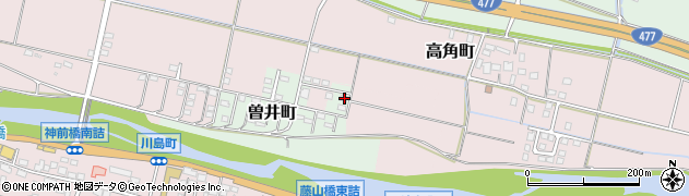 三重県四日市市曽井町1457周辺の地図