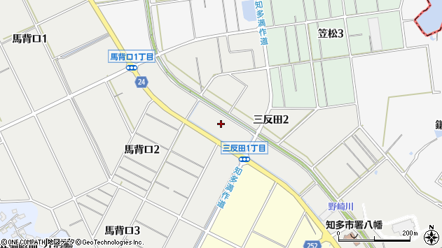 〒478-0006 愛知県知多市三反田の地図