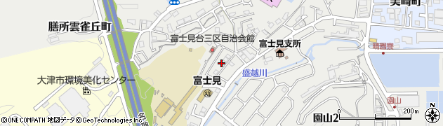 滋賀県大津市富士見台47周辺の地図