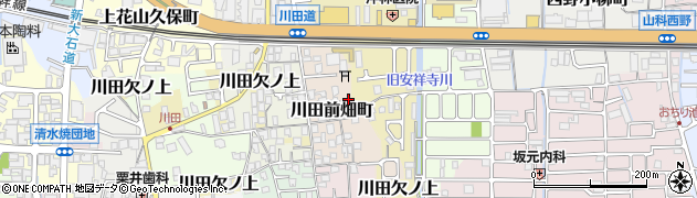 川田公園周辺の地図