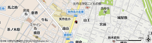 愛知県岡崎市橋目町（遠山）周辺の地図