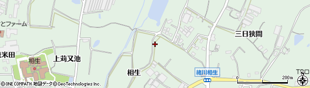 愛知県東浦町（知多郡）緒川（相生）周辺の地図