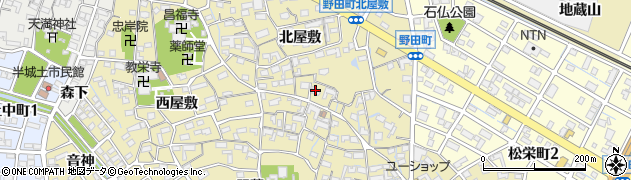 愛知県刈谷市野田町北屋敷12周辺の地図