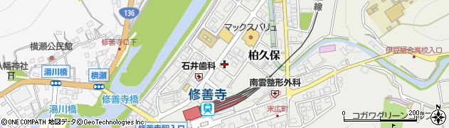 静岡県伊豆市柏久保1354周辺の地図