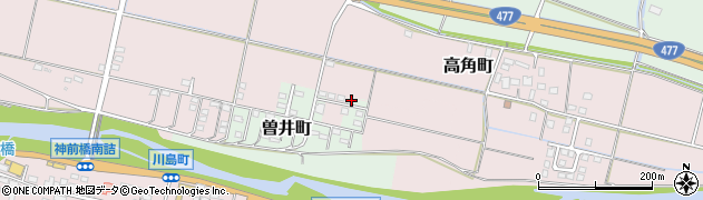 三重県四日市市曽井町1458-6周辺の地図