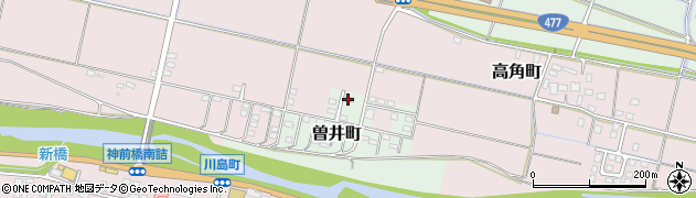 三重県四日市市曽井町1465-1周辺の地図
