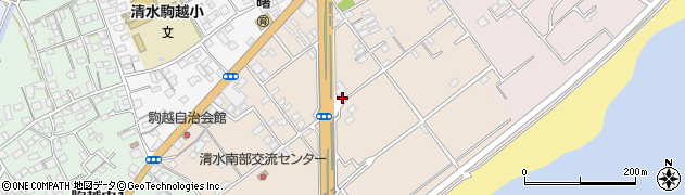 静岡県静岡市清水区駒越南町周辺の地図