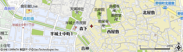愛知県刈谷市野田町西屋敷63周辺の地図