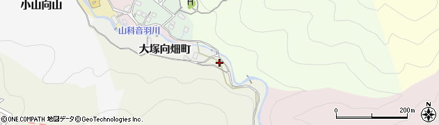 京都府京都市山科区大塚葭ケ谷周辺の地図