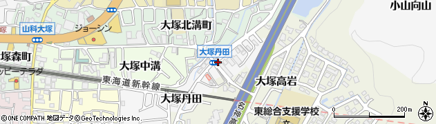 大塚丹田周辺の地図