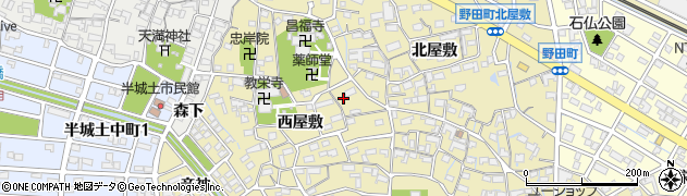 愛知県刈谷市野田町西屋敷132周辺の地図