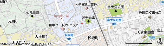 愛知県刈谷市御幸町7丁目周辺の地図