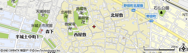 愛知県刈谷市野田町西屋敷130周辺の地図