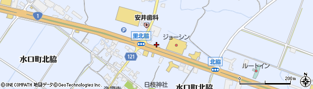 海座水口店周辺の地図