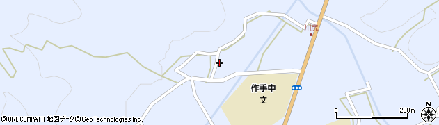 愛知県新城市作手高里（下屋敷）周辺の地図